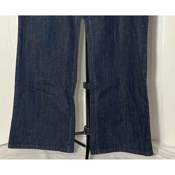 Liz Claiborne Embellished Pockets Denim Cotton Dark Wash Jeans Women’s Plus 16W - Picture 2 of 14